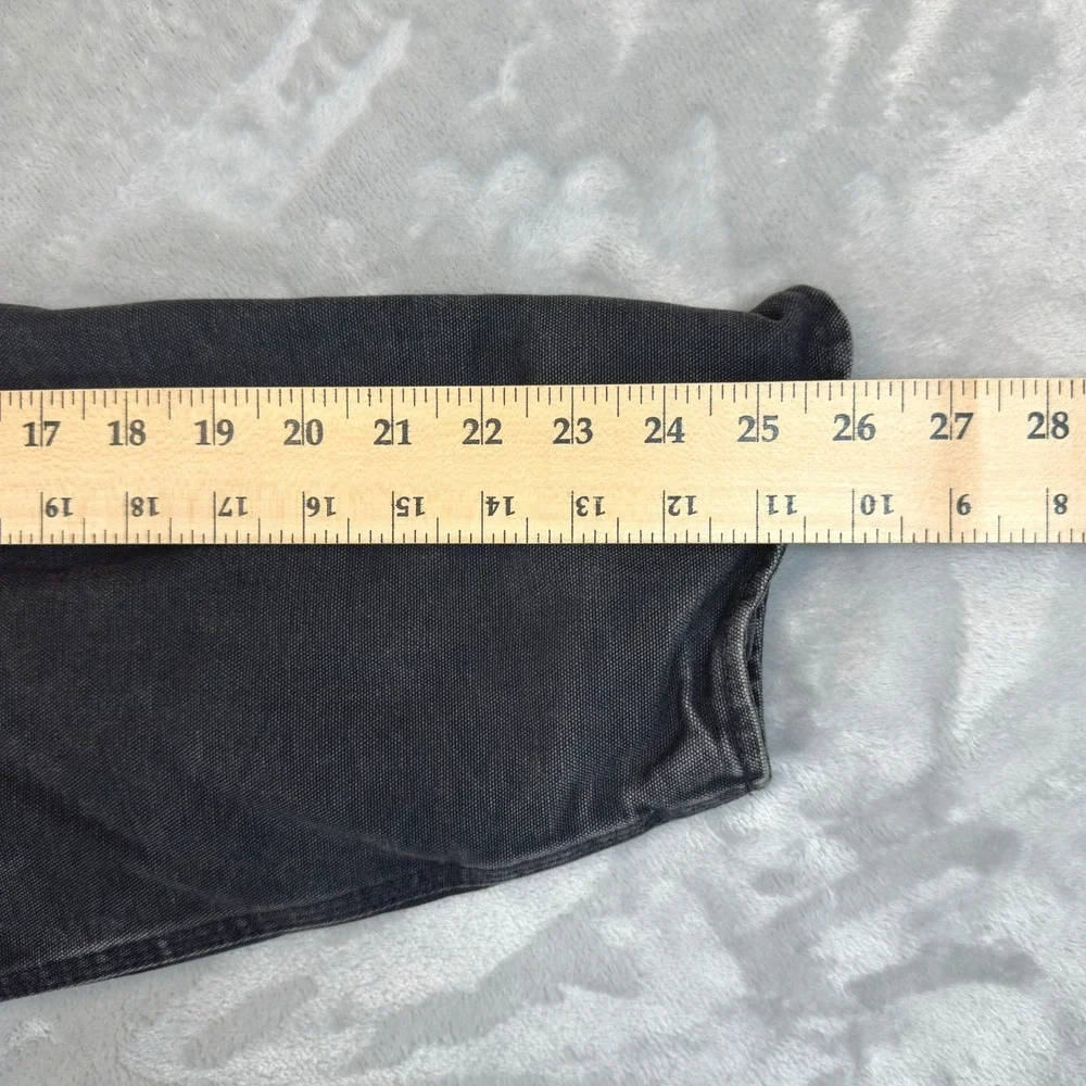 Carhartt Jacket Mens 2XL Black Full Swing Armstrong Sherpa Lined Cotton Duck